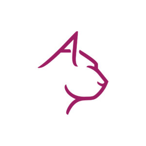 A Kitty Logo Cat Head Logo