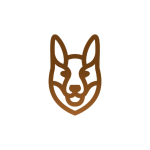 Alsatian Logo Alsatian Wolf Logo