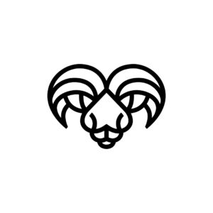 Ace Ram Logo Goat Logo