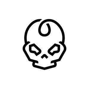 Acid Skull Logo