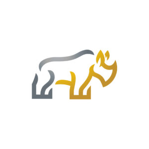 African Rhino Logo
