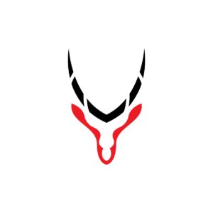 Arabian Oryx Head Logo