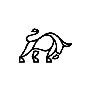 Angry Black Bull Logo
