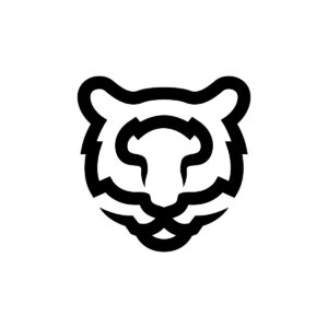 Black Tiger Logo Tiger Head Logo