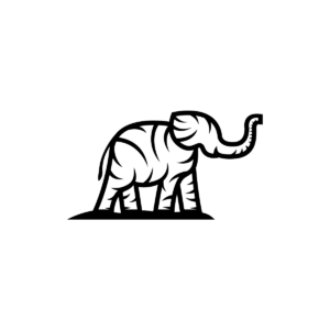Big Savanna Elephant Logo