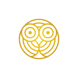 Owl Logo Big Owl Eyes Logo
