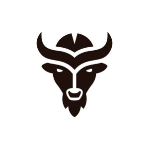 American Bison Logo Buffalo Bison Logo