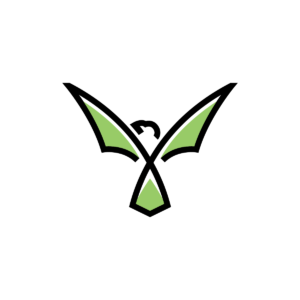 Black Green Eagle Logo