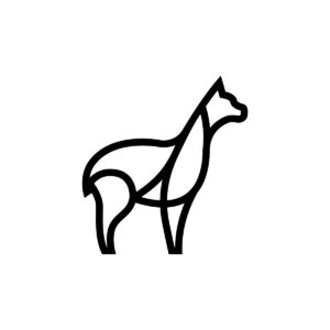 Black Llama Logo