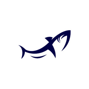 Stylized Great Shark Logo