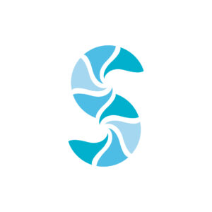Blue Letter S Logo