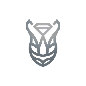 Precious Rhino Logo Rhino Head Logo