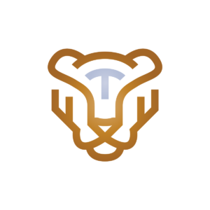 Brown Tiger Logo Tiger Head Logo