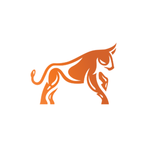 Dominant Bull Logo Design Fierce Bull Logo