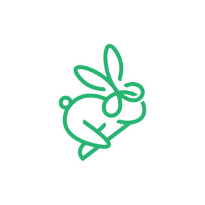 Bunny Butterfly Logo