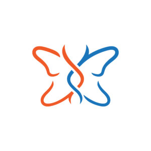 Asclepius Butterfly Logo Butterfly Asclepius Logo