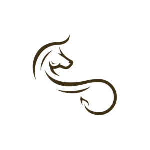 Calligraphy Bull Logo