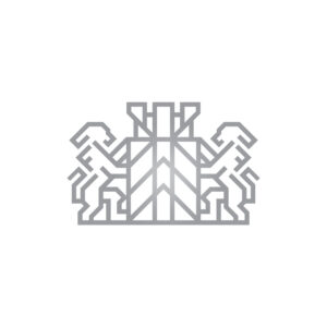Castle Lion Logo Lions Logo Design