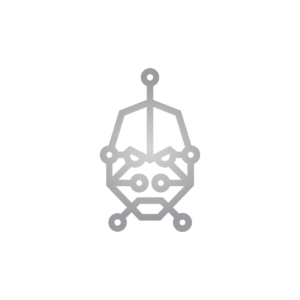 Gorilla Head Logo Robotic Gorilla Logo