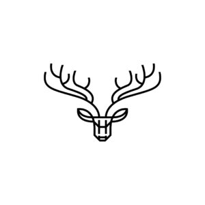 Deer Head Logo Buck Logo Deer Logo