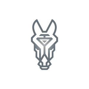 Grey Horse Logo Precious Horse Logo