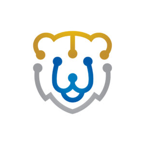 Dots Bear Logo Bear Head Logo