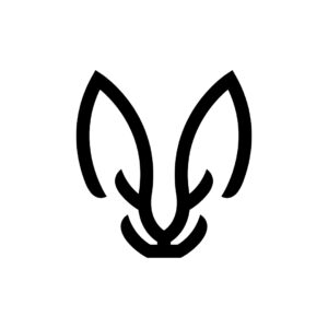 Face Cute Bunny Logo Rabbit Logo