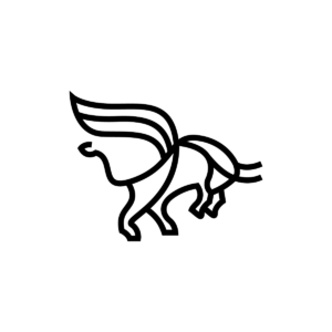 Flying Black Bull Logo