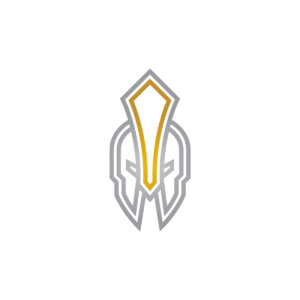 Grey Spartan Helmet Logo Spartan Logo