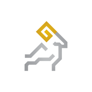 Letter G Goat Logo