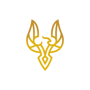 Golden Rising Phoenix Logo