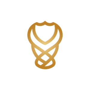 Golden Shield Bull Logo