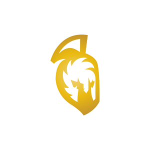 Spartan Helmet Logo Golden Spartan Logo