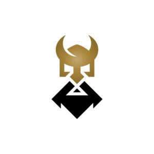 Simple Viking Face Logo Viking Logo