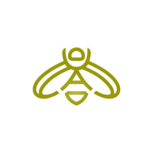 Green A Bee Logo