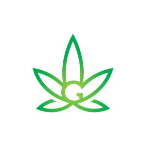 Green Cannabis Logo Cannabis Leaf Logo