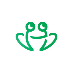 A Green Frog Logo