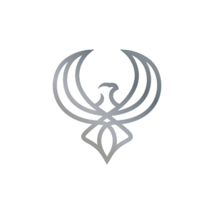 Grey Rising Eagle Logo