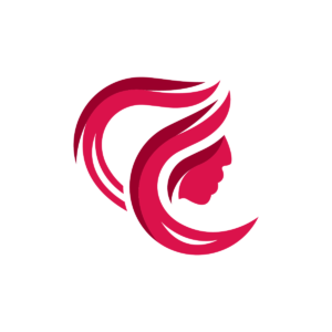Hair Woman Stylist Logo