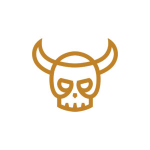 Horns Skull Logo