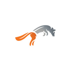 Fox Hole Logo Hunting Fox Logo