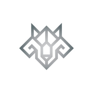 King Wolf Logo Royal Wolf Head Logo