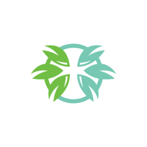 Leaf Cross Logo