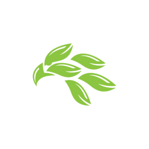 Leaf Green Eagle Logo