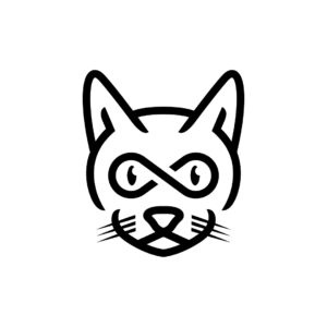 Unlimited Cat Logo Cat Head Logo