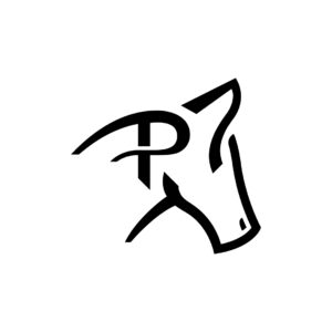 Equestrian Logo Black Horse Logo