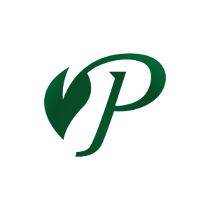 Letter P Nature Logo