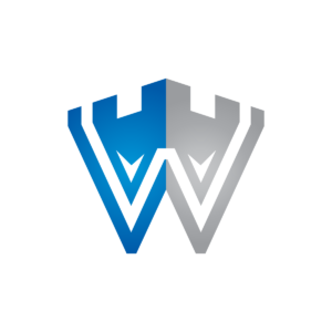 Letter W Kingdom Logo Castle Logo