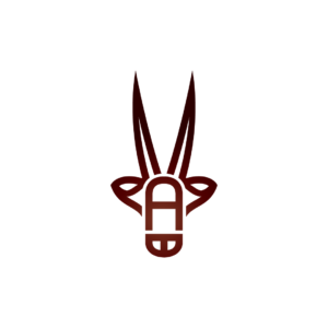 Letter A Antelope Logo
