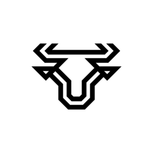Bull Head Logo Black Bull Logo